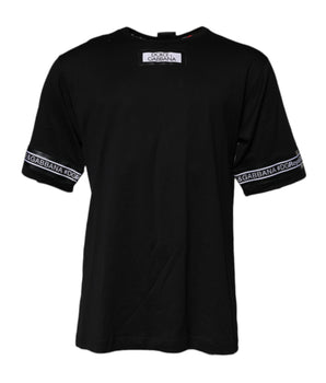 Dolce &amp; Gabbana Black #DGMILLENNIALS Cotton Crew Neck T-shirt