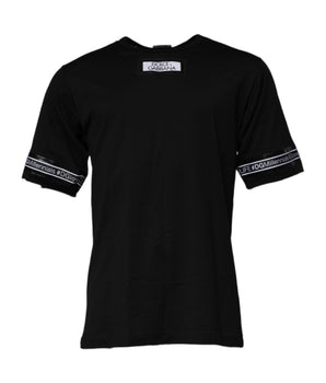Dolce &amp; Gabbana Black #DGMILLENNIALS Cotton Crew Neck T-shirt