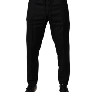 Dolce &amp; Gabbana Pantalón jogging de lana negro