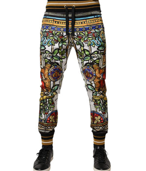 Dolce &amp; Gabbana Multicolor NAPOLEON Jogger Sweatpants Pants