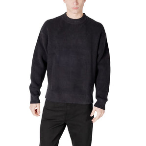 Jersey negro de algodón orgánico de Calvin Klein Jeans