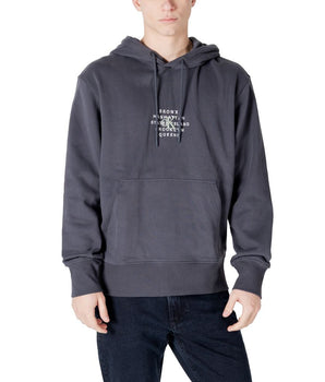 Calvin Klein Jeans Gray Cotton Hoodie