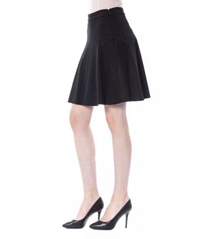BYBLOS Black Polyester Mini Skirt
