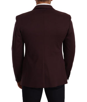 Dolce &amp; Gabbana Purple Cotton Blazer