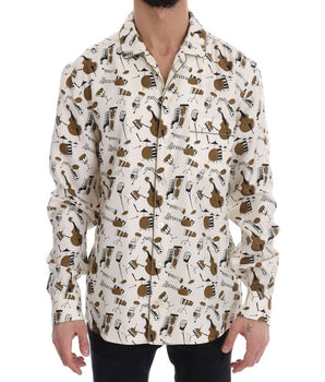 Dolce &amp; Gabbana Multicolor Silk Shirt