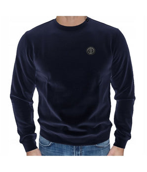 Suéter de algodón azul Plein Sport