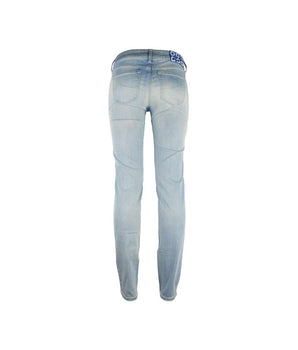 Jacob Cohen Blue Cotton Jeans &amp; Pant
