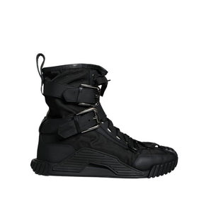 Zapatillas de nailon negras Dolce &amp; Gabbana