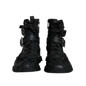 Zapatillas de nailon negras Dolce &amp; Gabbana