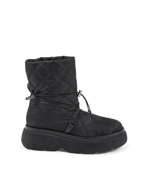 Dee Ocleppo Black Nylon Flat Boots