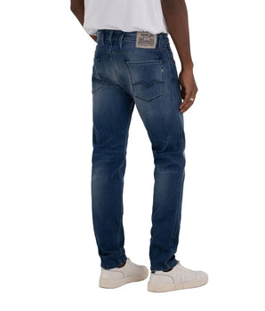 Vaqueros y pantalón de algodón azul Replay