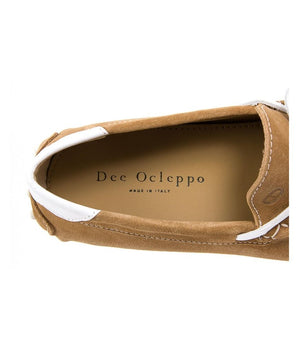 Dee Ocleppo Beige Leather Moccassin