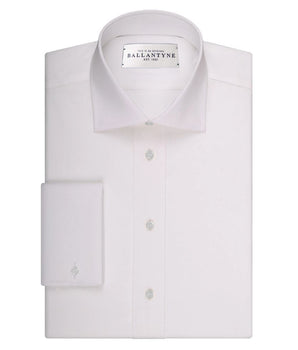 Camisa de algodón blanca Ballantyne
