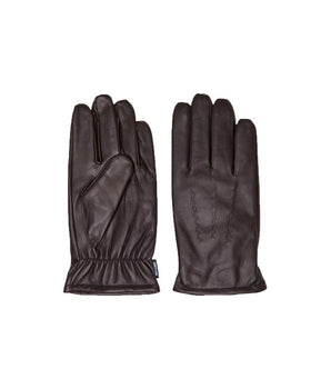 Only & Sons Brown Leather Gloves