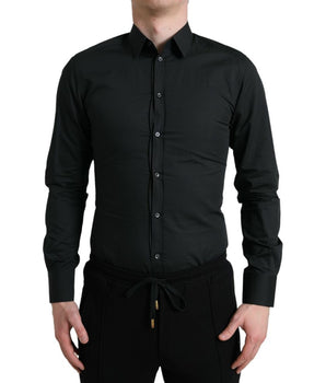Dolce &amp; Gabbana Black Cotton Shirt
