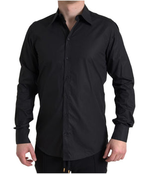 Dolce &amp; Gabbana Black Cotton Shirt