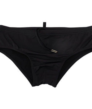 Traje de baño de poliamida negro Dsquared²