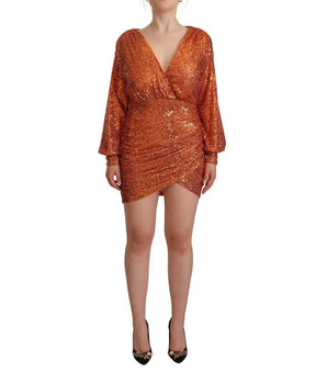 Aniye By Orange polyester dress