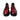 Dolce &amp; Gabbana Red Calfskin Formal