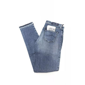 Jacob Cohen Blue Cotton Jeans &amp; Pant