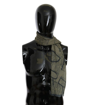 Ferre Green Wool Scarf