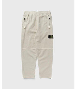 Stone Island White Cotton Men's Trouser