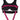 Plein Sport Sleek Black Sports Bra with Fuchsia Accent