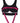 Plein Sport Black Fuchsia Logo Athlete Hannah Bra Underwear