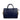 Burberry Small Banwell Leather Tote Bag Purse Blue