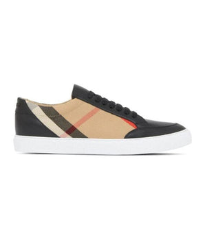 Zapatillas Burberry New Salmond de piel negra