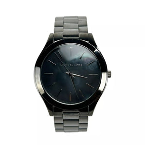 Michael Kors Slim Runway Gun Metal Stainless Steel Watch MK3413