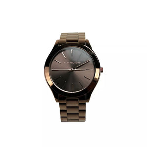 Michael Kors Slim Runway Brown Stainless Steel Watch MK3418
