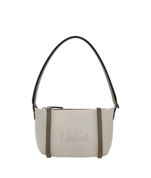Chloé Beige Cotton Shoulder Bag