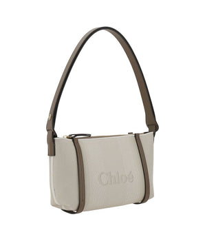 Chloé Beige Cotton Shoulder Bag