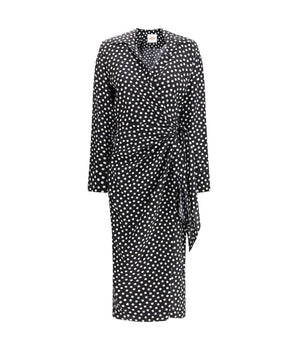 Crida Milano Black Silk Cocktail Dress