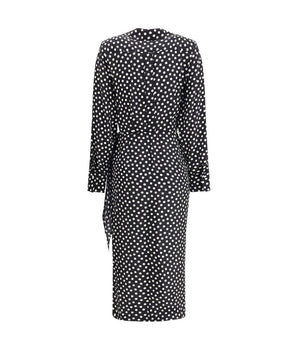 Crida Milano Black Silk Cocktail Dress