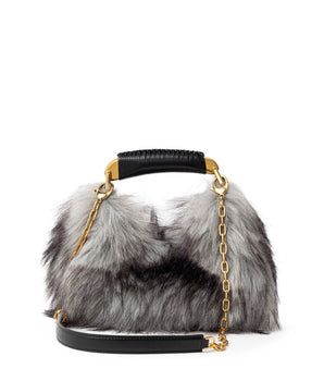 Tom Ford Gray Leather Handbag