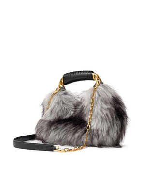 Tom Ford Gray Leather Handbag