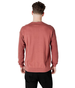 Calvin Klein Jeans Red Cotton Sweatshirt