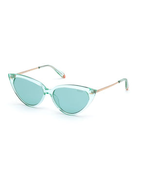 Emilio Pucci Brown Acetate Sunglasses