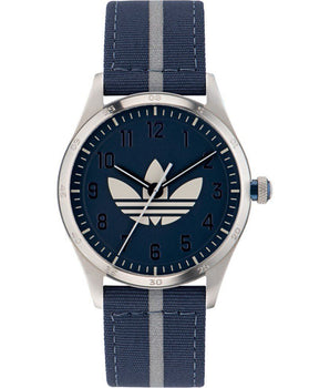 Adidas Blue Fabric Sport Watch