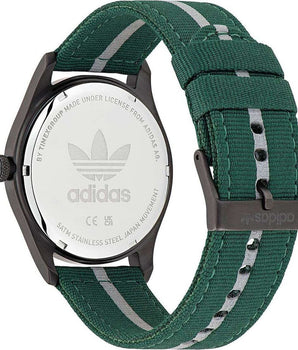 Adidas Green Fabric Sport Watch