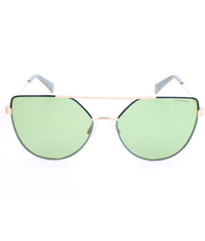 Polaroid Gold Metal Sunglasses