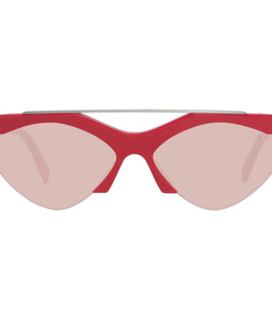 Emilio Pucci Red Metal Sunglasses