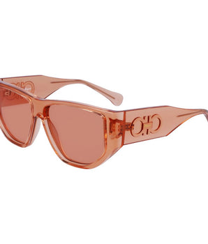 Ferragamo Orange Injected Sunglasses