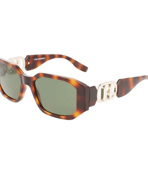 Karl Lagerfeld Brown Injected Sunglasses