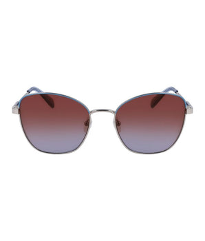 Longchamp Gray Metal Sunglasses