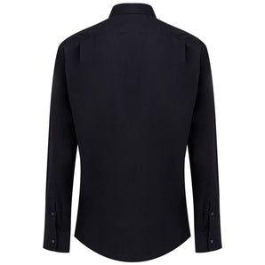 Dolce &amp; Gabbana Navy Blue Cotton Shirt