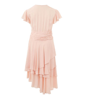 Lardini Elegant Pink Acetate Dress