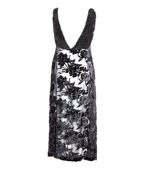 Lardini Elegant Black Viscose Dress